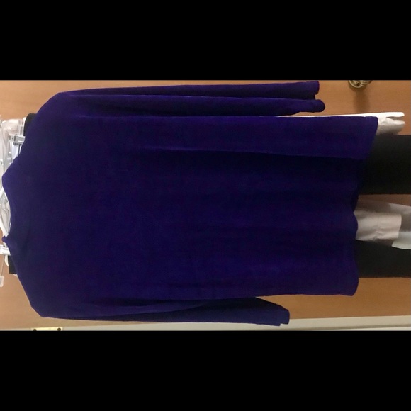 New Vikki Vi Purple Top or Jacket Button Down 1XP made in USA - Picture 8 of 12